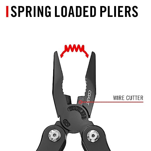 Coast Ct225 11-In-1 Multi-Tool, Spring-Assisted Multi-Plier, File thumb #2