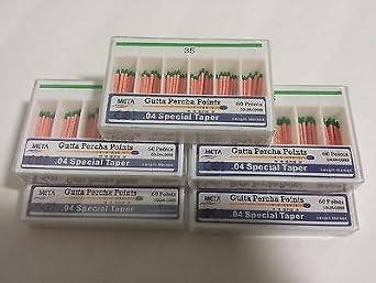 Bulk Gutta Percha Point .04#35 5x Of 60/pk 300 Total Pieces