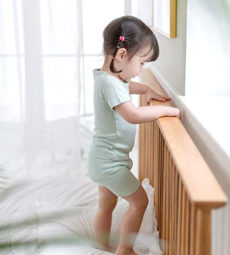 Avauma Newborn Baby Little Boys Girls Snug-Fit Pajamas Summer Short Sets Pjs Kids Clothes (S/Mint) #TOP4