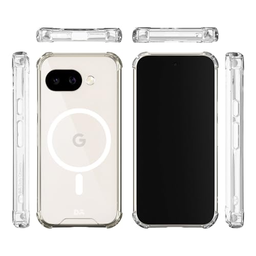 Image of DailyObjects Clear Magnetic Phone Case Cover Compatible with Google Pixel 9a | Wireless Charging Slim Back Cover | 2 Layer Edge Protection & Shockproof