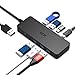 USB HUB 7-Port, ICZI 5 USB 3.0 Port Hub + 2 USB Type-C Ports with Power Adapter for Microsoft Surface 3, Surface Pro 3, Surface Pro 4 and More Other USB Laptops