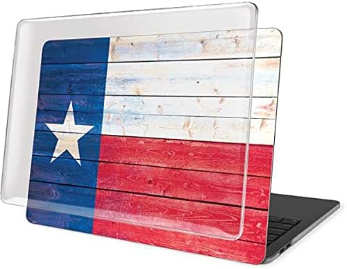 Skinit Case + Skin Compatible with MacBook Pro 16in (2019-20) Originally Designed Texas Flag Light Wood Design