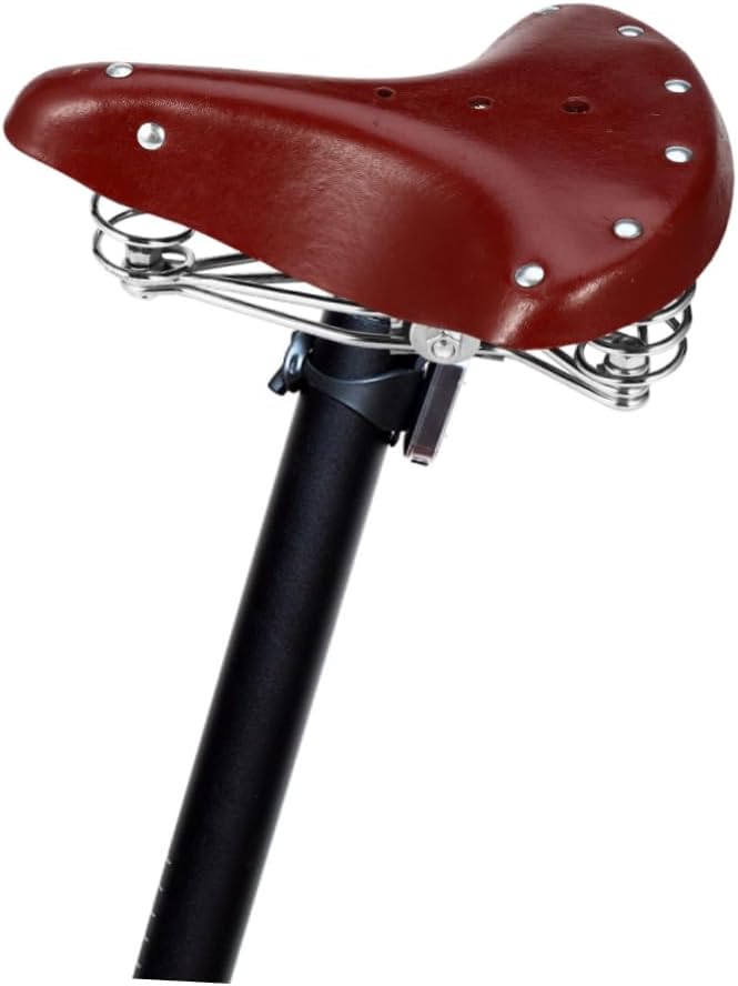 Shockproof Faux Leather Road Bike Saddle Cycling Seat Ergonomic Design with Deep Relief Zone for Mountain Exercise and Bikes Comfortable Replacement Random Color