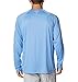 Columbia Men's Terminal Tackle Long Sleeve Fishing Shirt, White Cap/White Logo, Large