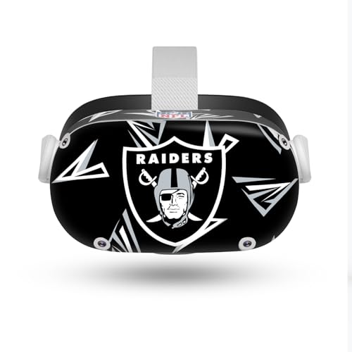 Vinyle Autocollant Meta Quest 2 NFL Las Vegas Raiders Peau Casque VR
