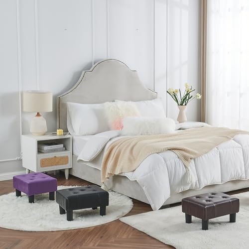 Brian & Dany PB003FUSA Small Foot Stool, Leather Foot Stools thumb #1