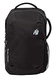 Farbe: schwarz Gorilla Wear Akron Backpack - schwarz - Rucksack Für Sport Arbeit Schule Alltag Freizeit Zum Einkaufen mit Seitentaschen Outdoor Wandern Black Praktisch Polyester 31L