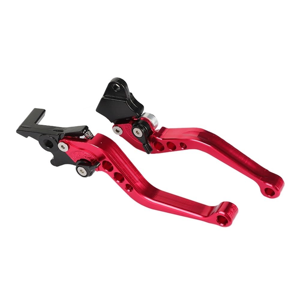 Ltczgrci Red Motorbike Brake Levers Motorbike Parts Adjustable Clutch Brake Handle Drum Lever For