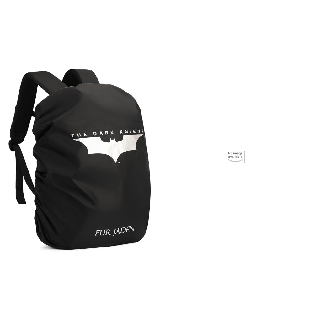 Batman Rain Cover for Backpacks with Pouch for Storage | Waterproof Dustproof Rain Cover + Faux Leather Cross Body Travel Office Business and College Messenger One Side Shoulder-image-29