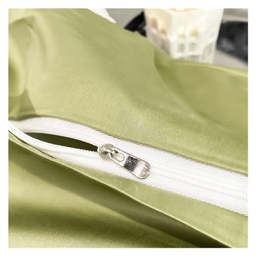 Ensemble de litière couleur unie avec housse de couette douce - 3