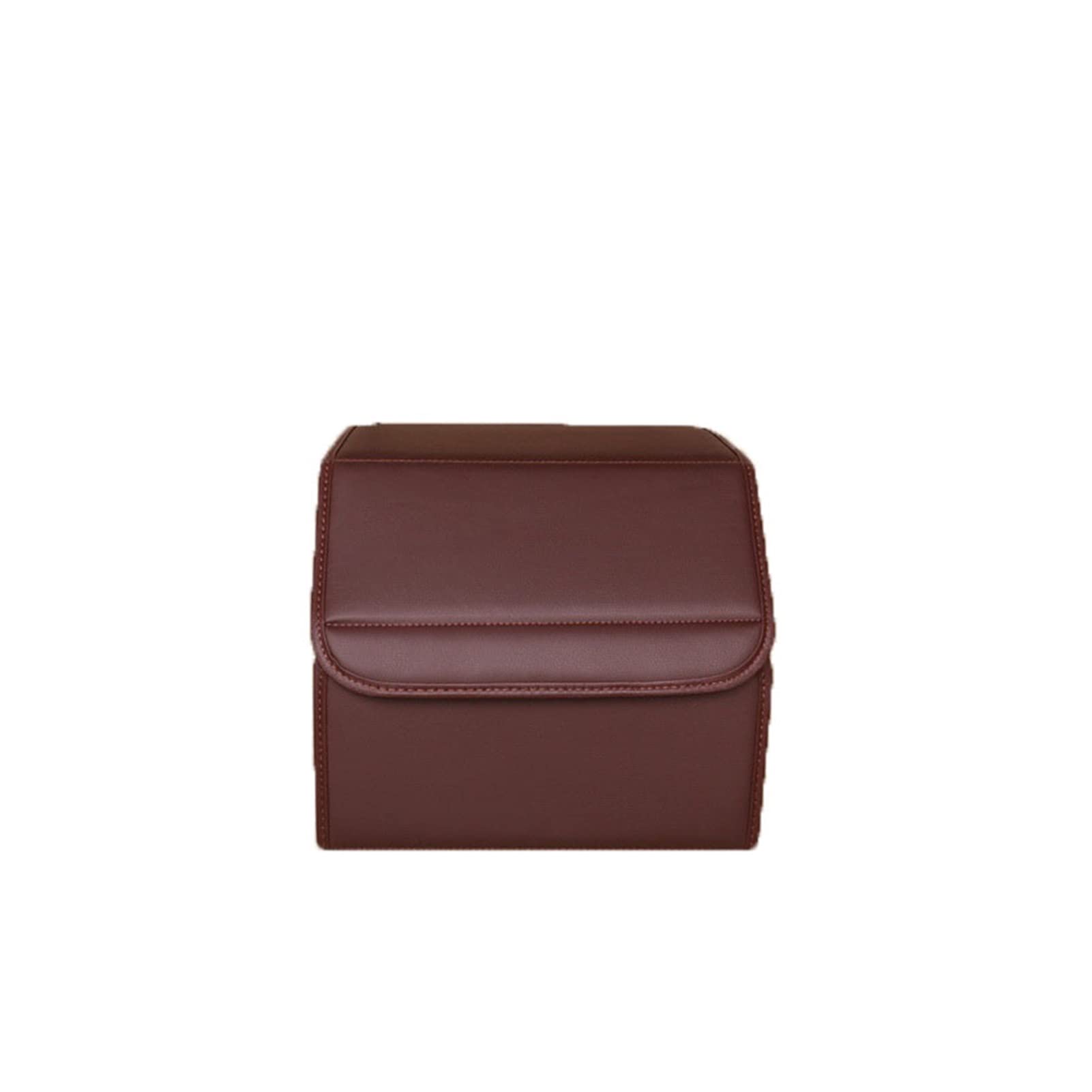 Duole Auto Organizer Box Hohe Qualität Klappwagen Kofferraum Aufbewahrungsbox Stornen Aufräumen Bag Automotive Innenzubehör (Color Name : B-Brown -S)