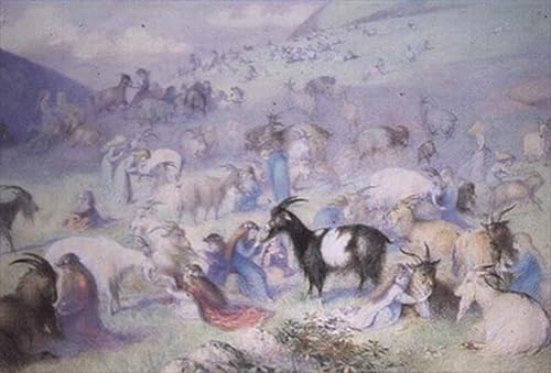 Cuadros para paredes vacías: lienzo vintage de Richard Doyle de 60x90cm para decorar el dormitorio