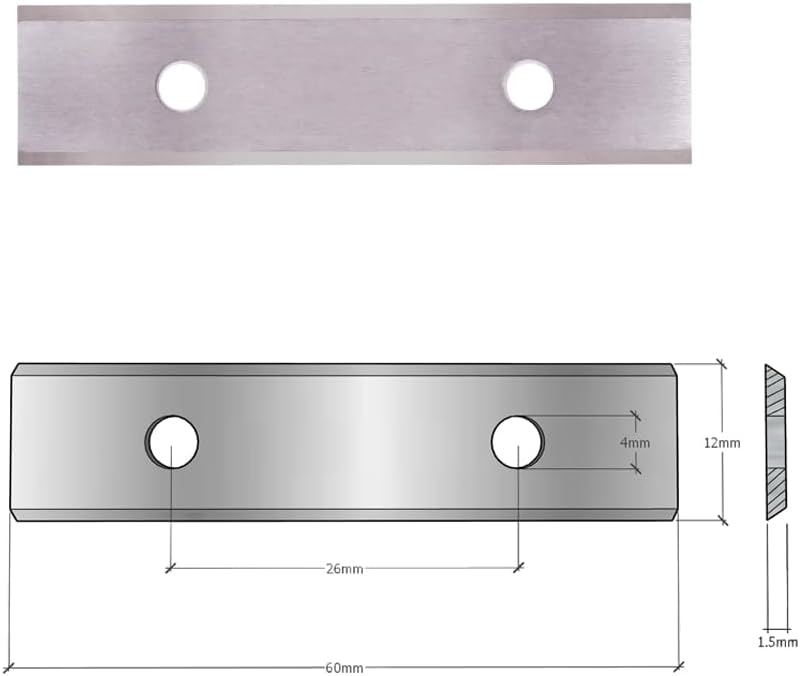 Heavy Duty Paint Scraper Tool Kit - Professional Grade Scraper with Non-Slip Ergonomic Handle & 10pcs Double-Edged Reversible Carbide Blades (2.38-Inch/60mm) for Glue, Putty, Coating Removal, Universa
