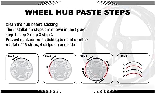 Stickers Bords Jantes Autocollants Réfléchissants Pour Jantes