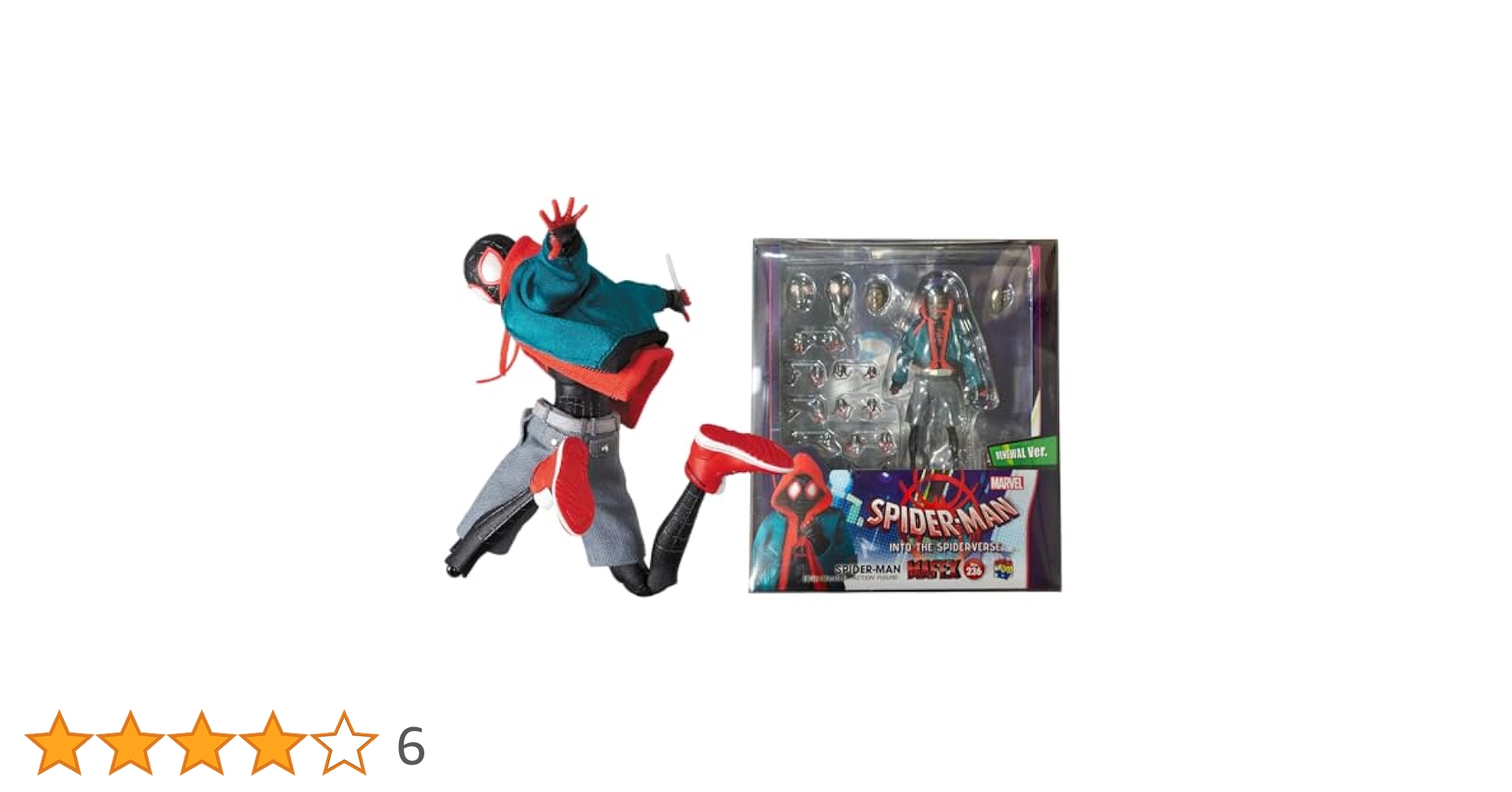 アメコミ MAFEX SPIDER-MAN (Miles Morales) Spider-Man - Miles Morales Reissue - 107 -Mafex – eCollectibles
