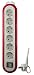 Produktbild GAO EMP406K-G 6 Fach Steckdosenleiste Meridian Line, rot