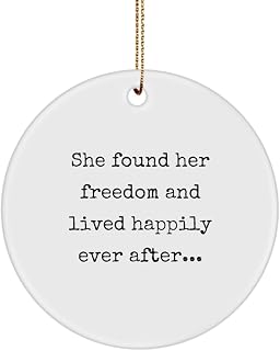 Divorce Gift, Happily Ever After Ornament, Divorce Client Gift, Separation Gifts, Sober Anniversary, Newly Divorced Gift, Newly Single Gifts