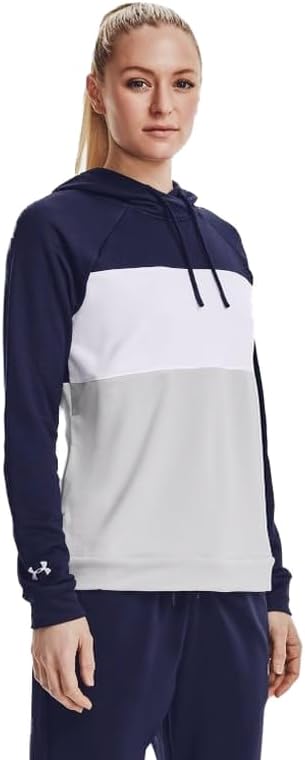 Under Armour Women's Qualifier Fleece Blocked Hoodie Apparel - Sweat Wicking
