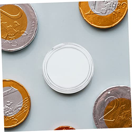 100pcs Protectores de Monedas Plásticos Transparentes miniatura 7