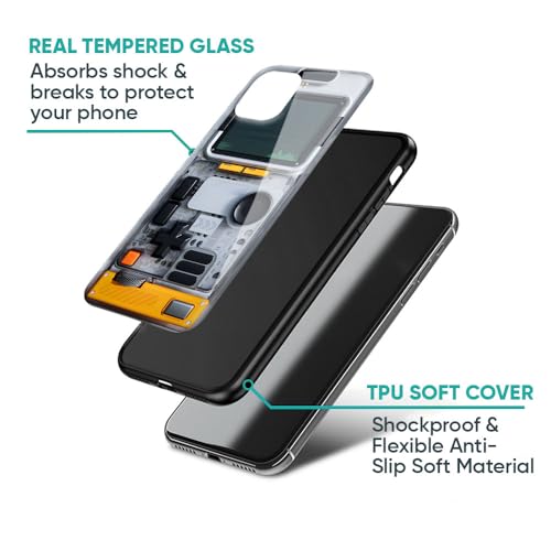 Image of Designer Tempered Glass Back Case Cover Compatible with OnePlus Nord 5 5G | Visionary Display