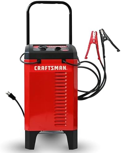 CRAFTSMAN Wheeled Manual 6A Car Battery Charger and 175A Engine S...