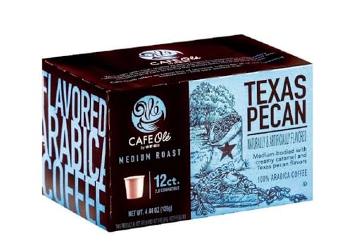 Cafe Ole HEB Single Serve Coffee Pods 12 count - 1 box (Texas Pecan)