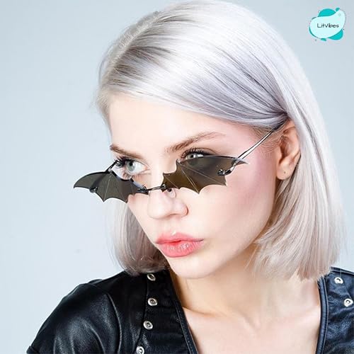 Image of Batman Irregular Shape Non-Polarized Sunglasses Shades Frameless Glasses Eyegear Smartwear Goggles Unique Fashionable Men Women Eyewear For Party Uv 400 Protection For Eyes - Parent