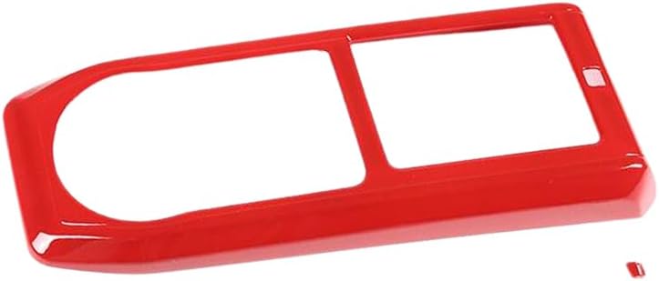 Car Accessories for Toyota Tacoma 2016 2017 2018 2019 2020 2021 2022 2023 Center Console Gear Shift Cover Trim Easy Installation A/T (NOT Fit RHD)(Red)