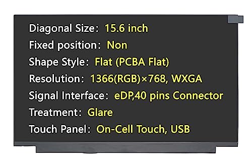 Réparer écran tactile cassé HP avec la dalle 15.6 NT156WHM-T03 V8.1 HD