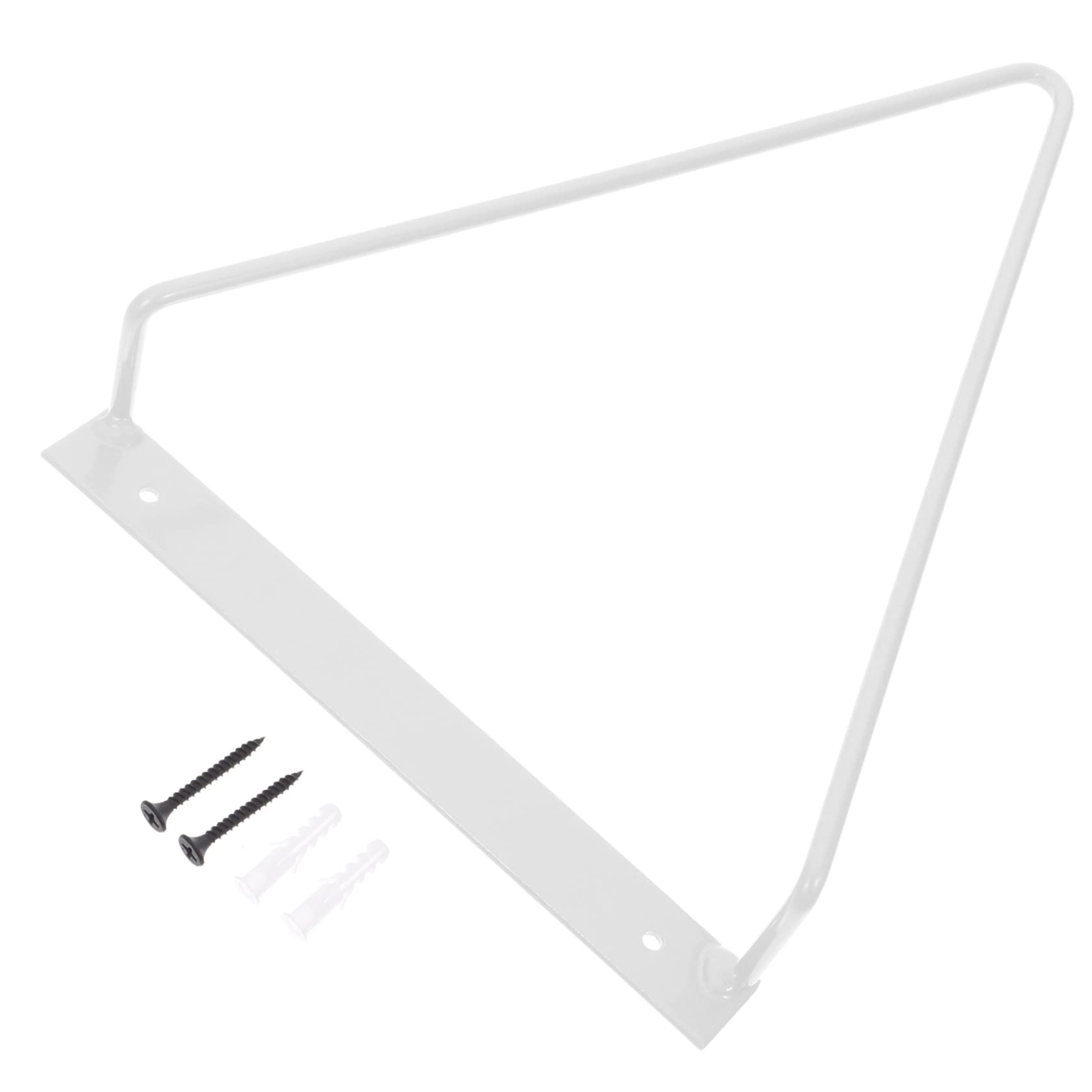 Cabilock Triangular Wall Record Holder Display Rack for Albums Easy to Install Wall Mount Storage for Home Office School and Lounge