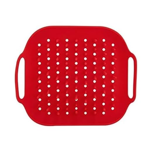Instant Pot Accessory Official Air Fryer Silicone Tray, One size, Red