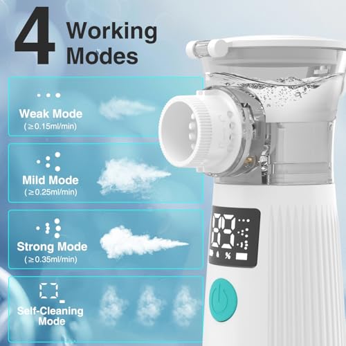 New - Improved Non-Medicated Steam Inhaler for Sinus Relief, Allergies, Congestion & Colds, Vocal Steamer, Soothes Nasal & Throat Passages. - Thumbnail 3