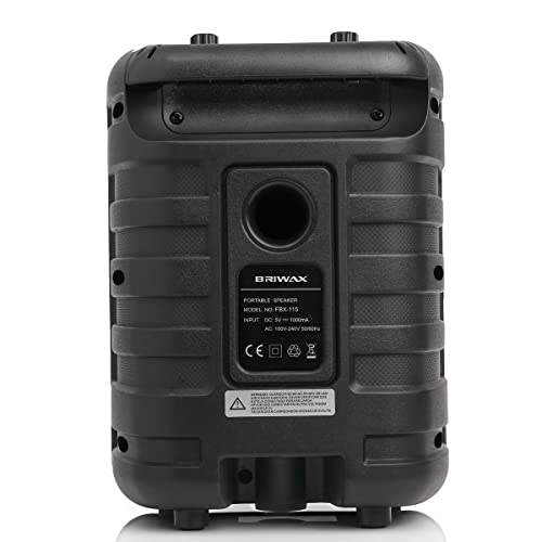 Caixa de Som Bluetooth 200w Rms Amplificada Iluminação Led RGB Som Potente Tws Com Microfone P10 Kar