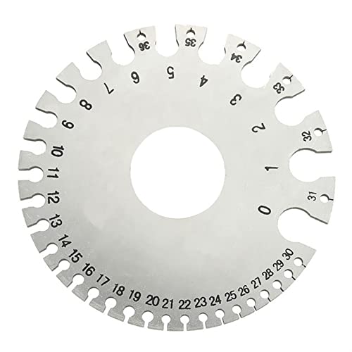 Calibrador medidor de diámetro y grosor de alambre inox miniatura 3