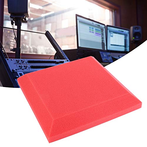 Mousse d'insonorisation acoustique éponge panneau rouge pour studio piano