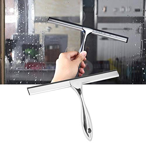 Roestvrijstalen glasreiniger Ruitenwisser Badkamer Glazen tegelschraper met zuignaphaak Vloertrekkers… - Image 6