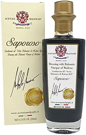 Malpighi Saporoso Riserva Balsamic "8 Year" - 6.7oz. Bottle