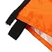 Xcello Foldable Waterproof Kayak Sun Shade Canopy, for Boat, Canoe, and Fishing, Oxford with Easy Installation(54.7inch-Orange)