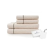 Set Asciugamani 8 Pezzi Zucchi Home Fashion - Opale E Corda, Con Tavoletta Profumo Per Armadi - Foto 6