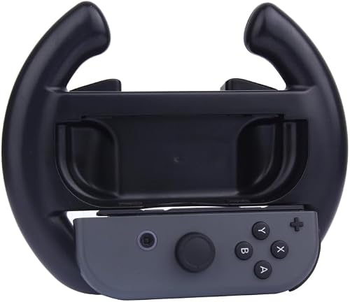 Generic Joy-Con Semicircle Gaming Steering Wheel (Black)