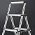 Telescoping Ladder Aluminum Alloy Telesladder Household Folding Step Ladder Herringbladder for Indoor Multifunctional 5 Ladder Thickening and Lifting Extension Ladder/Black/6 Step