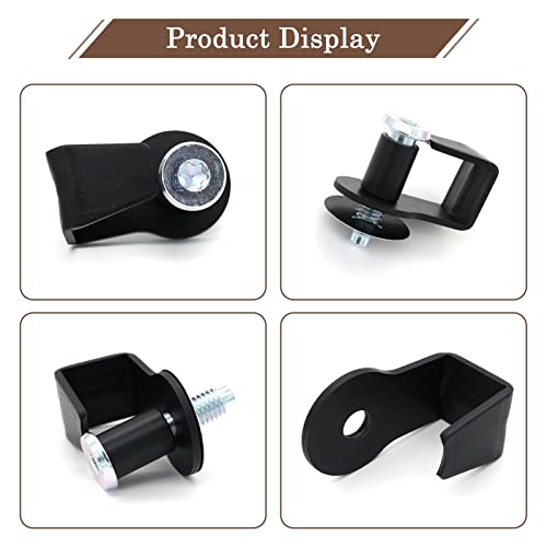 Set Of 2 Car Door Striker Bolt Latch Repair Hardware Compatible With 1980-1996 Ford F150 / 1987-89 Lincoln / 1981-90 Mercury Door Latch Lock Striker Bolts Replace E9Az-5422008-A E9Az5422008A #TOP3