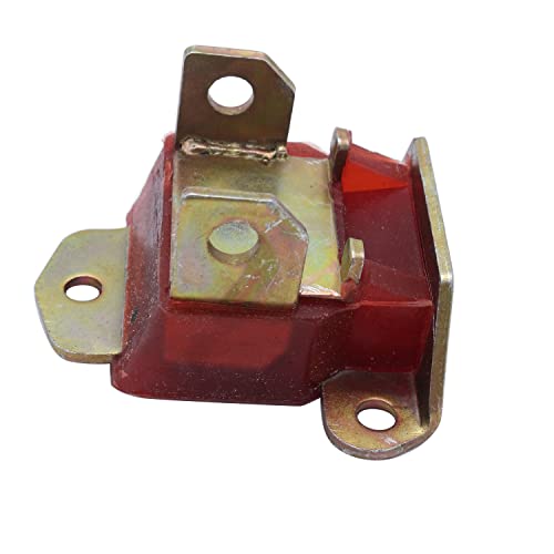1 Pair SHLPDFM Red Polyurethane Motor Mounts Engine zinc Plated Steel 3990914 3960768 6258154 Comptible with Small Big Block Chevy SBC BBC 350 454