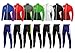 Produktbild ALPAS Trainingsanzug Calcio Gr. S bis XXXL - Polyester (schwarz/grau/neongelb mit Hose in Schwarz, L)