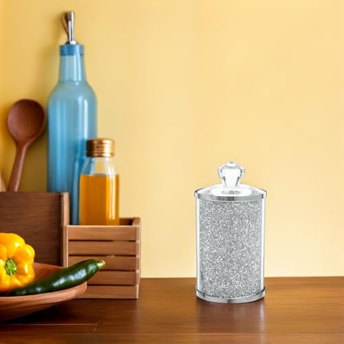 Bote Hermético de Vidrio para Café, Recipiente de Cristal Organizador de Té y Azúcar para Cocina 8