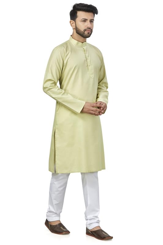 Be Active Men's Cotton Solid Regular Shirt (N2-Rfsk0001-Set_Pista