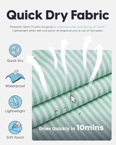 Image of maamgic Mens Swim Trunks Quick Dry Swim Shorts with Mesh Lining Funny Swimwear Bathing Suits 7inch