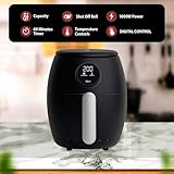 Belaco Air Fryer, 2.1Qt Digital Display, Rapid Air Circulation, Air Fryers, 60 Min Timer, Small Air Fryer, Adjustable Temperature, Dishwasher Safe Basket BEL-AF-02