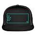 Spreadshirt Custom Trucker Cap Add Your Own Text or Image Personalized Trucker Hat, One Size, Black/Black