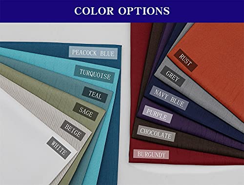 G2000 100% Blackout Curtains For Bedroom Living Room Curtains 84 Inches Long White Curtains Room Darkening Window Grommet Curtains Thermal Lined Insulated Light Blocking Noise Reducing 2 Panels Set #TOP4